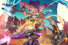The key art for Overwatch 2 Season 18, with Wuyang, Winston, Sojourn, Pharah, and Brigitte